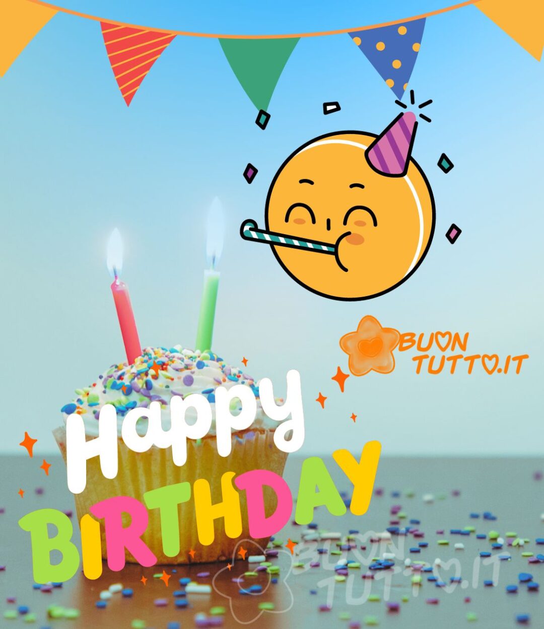 Palloncino Buon Compleanno Amscan | Con Pois | Formato Grande, Confezione Piana | Per Decorazioni Festa