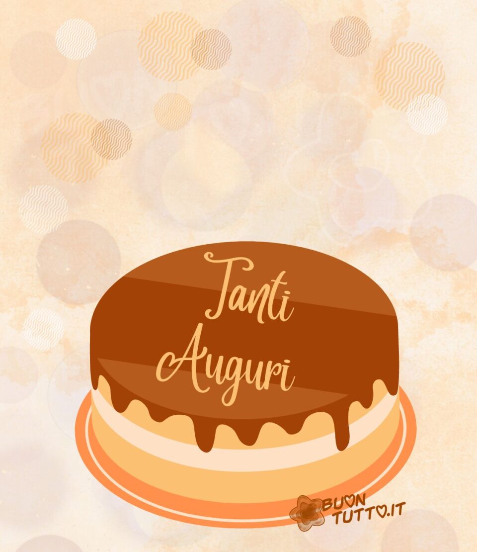 immagini-di-auguri-torta-al-cioccolato-effetti-luminosi-buontutto Disegno su un magnifico sfondo marmoreo di colore beige e marroncino con sfere di diverse grandezze, alcune con linee ondulate di colore bianco, cremino, marroncino e giallo di una golosa torta al cioccolato con crema alla nocciola, sopra la torta c'è scritto con un glassa al caramello tanti auguri in un carattere corsivo elegante. Un'immagine che trasmette gioia e dolcezza. Una raccolta di nuove bellissime immagini di auguri da scaricare gratis e condividere con amici parenti gruppi tramite WhatsApp Facebook Twitter Pinterest Telegram Instagram autore buontutto.it