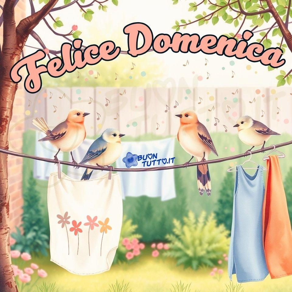buongiorno-felice-domenica-immagini-gratis-da-scaricare-condividere-uccellini-filo-bucato-giardino-fiorito-note-musicali-fiori-bucato-dolci-mattino-sereno-bellissima-buontutto