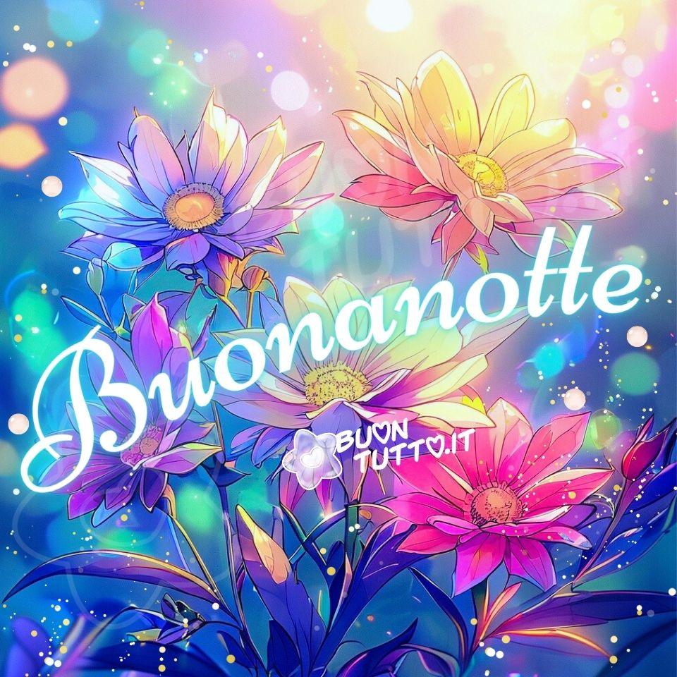 immagini-di-buonanotte-meravigliosa-magica-fiabesca-natura-fiori-colorati-foglie-luci-suggestiva-bellissima-scaricare-gratis-buontutto