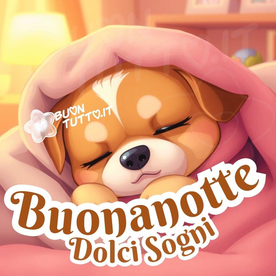 immagini-di-buonanotte-dolci-sogni-bellissima-dolce-cagnolino-coperta-dorme-affettuosa-cartoon-invernale-scaricare-gratis-buontutto
